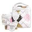 Blooming Bouquet Gift Sets - PREP SCHOOL PINK - Bottle Bag & Bib Set