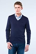 Long Sleeve Vintage Washed V-neck Jersey Sweater