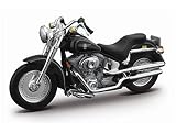 Diecast Model Harley Davidson Fat Boy (2000) (1:18 scale by Maisto) in Black