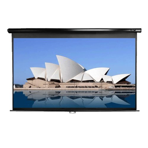Best Price Elite Screens Manual Series 16:9 or 16:10 Widescreen Pull-Down Projector Screen HDTV-M