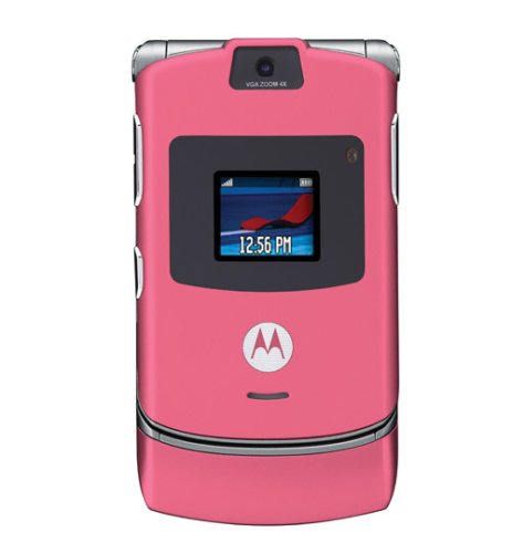 MOTOROLA - Téléphone Portable - RAZR V3 - Rose Bubble Pink