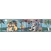 RoomMates RMK1419BCS Where the Wild Things Are Peel & Stick Wall Border