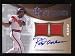 Rod Carew Certified Autograph 2009 Upper Deck Legendary Materials Signatures Patch Card #LMS-RC Autograph #04/19 signed w/ two red game used jersey patches Minnesota Twins California Angels Hall of Fame Rare