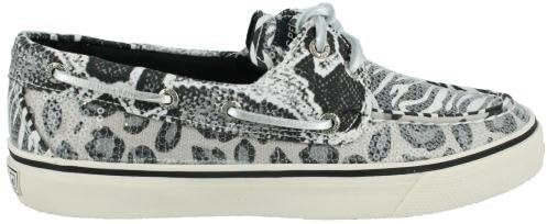 Womens Sperry Bahama Black - Grey Leopard Womens 5