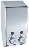 Kitchen & Housewares : Wenko Soap Dispenser Varese 2-chamber chrome