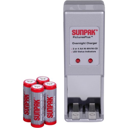 new year Sunpak ACC M1079 01 Overnight Battery ChargerB000JC8Z9M