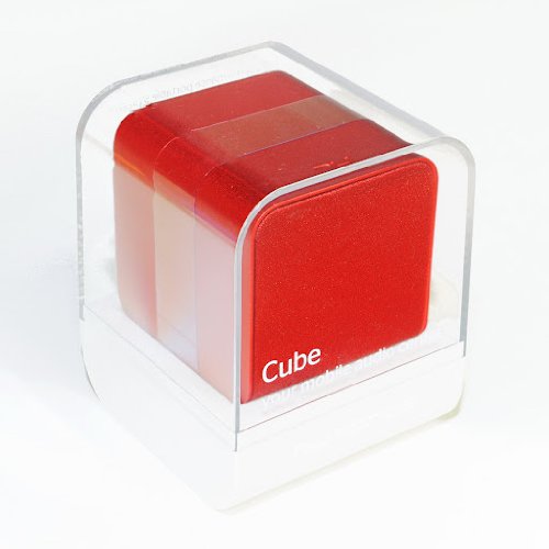 Nuforce Red Cube Portable Speaker, Headphone Amp, and USB DAC 