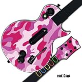 GUITAR HERO 3 III Faceplate Skin Skins for PS3 Xbox 360 Les Paul - Pink Camo