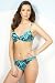 Per Una Hibiscus Foil Floral Bikini Top