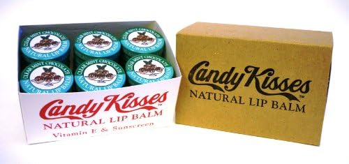 Candy Kisses Natural Lip Balm 24 Pieces (Chocolate Mint)