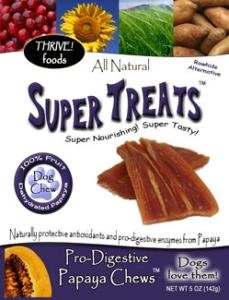 Thrive Foods - SuperTreats Pro-Digestive Papaya Chews