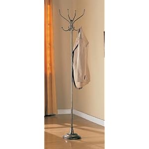 Elegant Designed Bronze Finish Metal Coat Rack Hat Stand