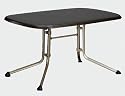 Kettler Tisch 140x90 cm Alu Klapptisch champagner/mocca