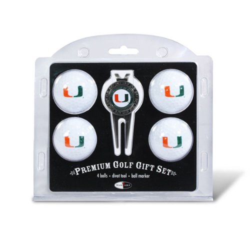 Miami Hurricanes Divot Tool Ball Set