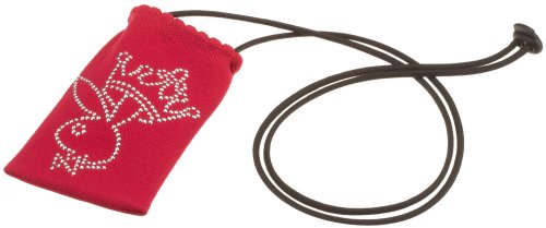 Playboy 10250100 Handysocke in pink mit wei&szlig;em Strass Bunny und Krone