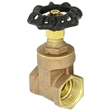 Dixon BGV100 Brass Gate Valve, 1" NPT Female