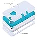 ULAK iPhone 5C Case, 3in1 Anti Slip iPhone 5C Case Hybrid with Soft Flexible Inner Silicone Skin Protective Case Cover for Apple iPhone 5C Blue + White