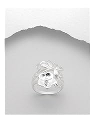 Flower Ring In 92.5 Sterling Silver