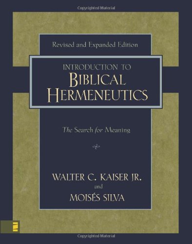 Introduction to Biblical Hermeneutics: The Search for Meaning cover