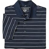 Greg Norman Performance Stripe Polo, Navy, X-Large