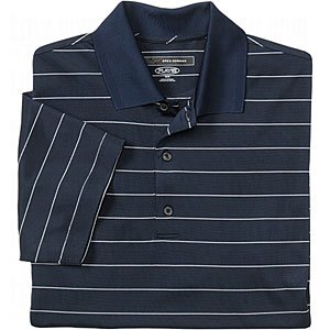 Greg Norman Performance Stripe Polo, Navy, X-Large