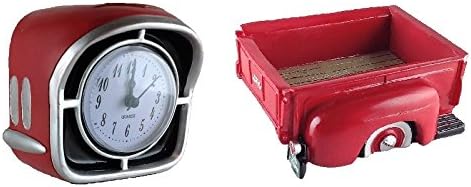 Vintage Chevrolet Paper Weight and Ford Paper Clip Holder Desk Accessories (Red)