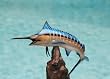 Taxidermy 13" Fiberglass Blue Marlin Sculpture Statue