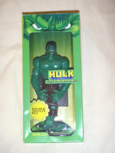  Incredible Hulk Pen Molded Novelty Pen with Stand Marvel
