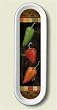 Spoon Rest ~ Cantina Peppers ~ 11 inches x 3.5 inches ~ heavy ceramic ~ code 045