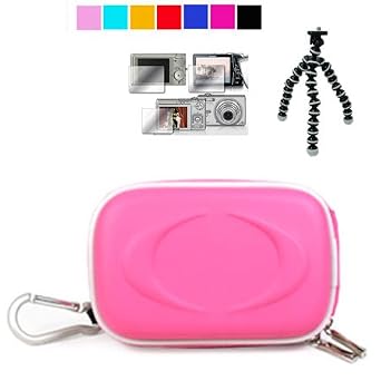 Slim Camcorder Case for Panasonic TA1 Ultrathin HD Pocket Camcorder + Screen Protector for Panasonic TA-1 + Camcorder Grey Tripod