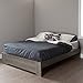 South Shore Gloria Platform Bed Gray Maple, Contemporary