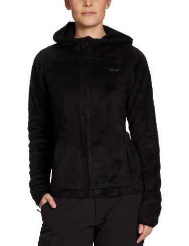 Protest Damen Jacke Fluffy Full Zip Hooded, trueblack, S/36, 361412