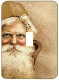 Light Switchplate Cover - Single Toggle - Metal-Designer Switch Plate: Christmas - Xmas - (SCSXM-018)