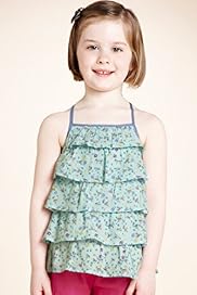 Pure Cotton Ruffle Layered Woven Top