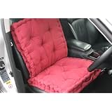 Cotton Travel Booster Cushion Claret Red