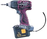 HITACHI 3.0Ahニッケル水素電池14.4Vコードレスインパクトドライバ WH-14DMR(2RCK)