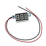 3.3-30V ミニデジタル電圧計 2線式 電圧テスター メーター LEDディスプレイ グリーン