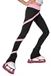 Chloe Noel P06 Black/Pink Spiral Skate Pants - Child Extra Small