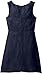 Amy Byer Girls' Big Knit Suede Fit and Flare Dress with Nailheads