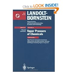 Vapor Pressure and Antoine Constants for Hydroncarbons, and Sulfur, Selenium, Tellurium, and Halogen Containing Organic Compounds