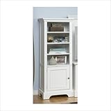 Home Styles Naples Pier Cabinet in White