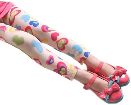 Urparcel Baby Girls Leggings Pants Small Feet Stretch Footless Cropped 5-12 Year