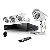 ZMODO 8CH H.264 Security DVR Video Surveillance System with 4 Day Night Cameras & 500GB HDD