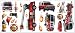 Magnificent Peel & Stick By RoomMates Fire Brigade Wall Decals