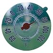 Electrostatic Cling Outdoor Window Thermometer