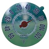 Electrostatic Cling Outdoor Window Thermometer