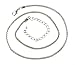 Necklace - D59 - Rope Chain for Pendants - 16-1/2" + 3" Extension Chain ~ Rhodium Plated