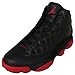 Jordan Men's Air 13 Retro , BLACK/GYM RED-BLACK
