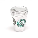 .925 Sterling Silver Hot Drink Green Caffeine Coffee Cup Bead Charm For European Charm Bracelets thumbnail