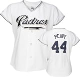 Jake Peavy Majestic Replica San Diego Padres Women's Jersey
